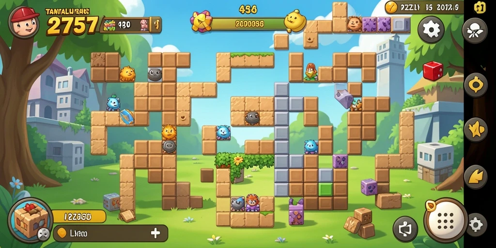 Tampilan gameplay Puzzle yang menarik di 2757.