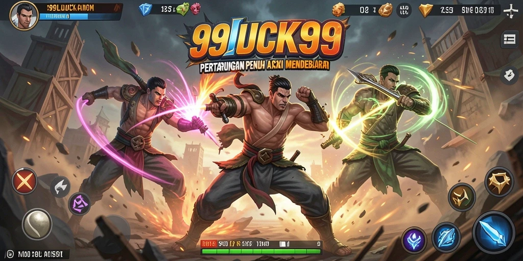 Screenshot utama 99LUCK99 menampilkan aksi seru dan gameplay yang mendebarkan.