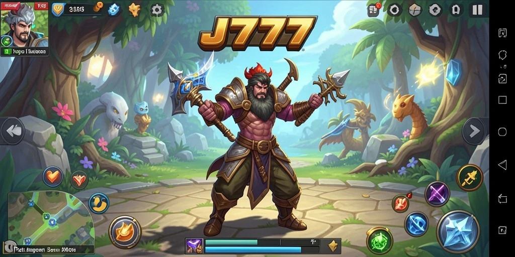 Tampilan gameplay JT777 yang memukau dalam petualangan RPG.