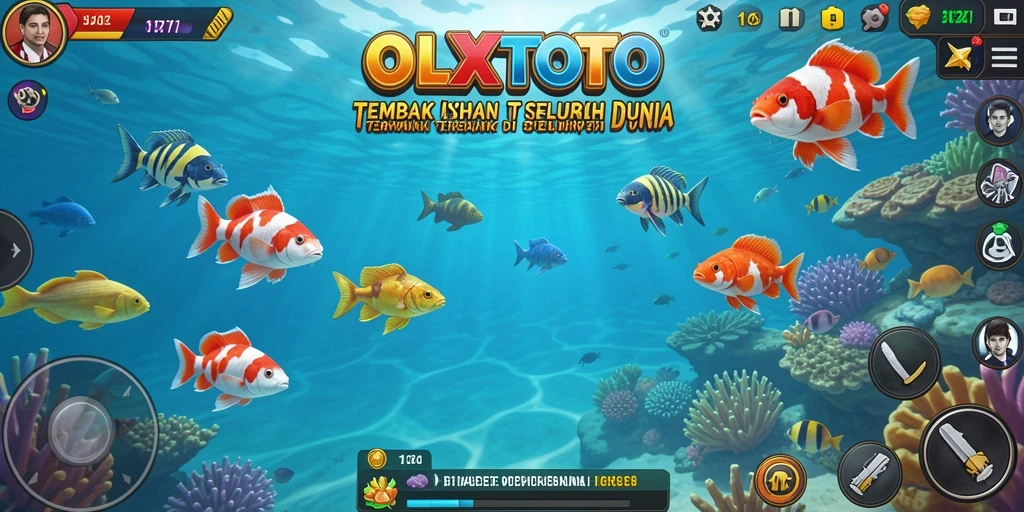 Tangkapan layar gameplay menampilkan aksi menembak ikan yang seru dan grafis menawan.