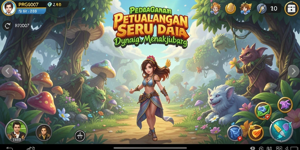 Tampilan gameplay seru dan interaktif di PRG007.