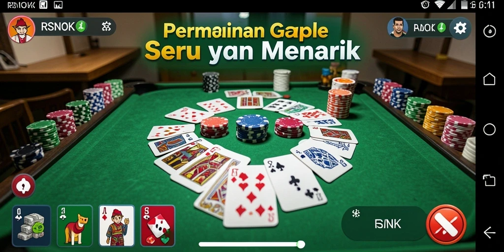 Tampilan menarik gameplay RSNOK dengan pemain yang bersaing.