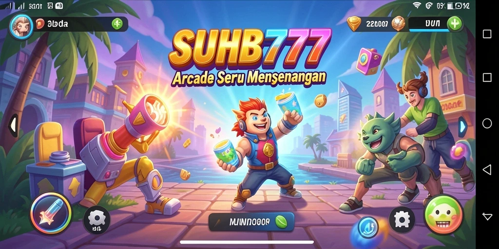Screenshot utama SUHU777 menampilkan aksi gameplay yang seru dan menantang di genre Arcade.