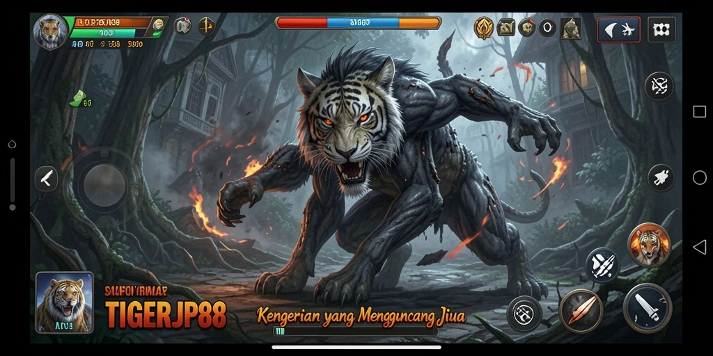 Tampilan gameplay TIGERJP88 yang mencekam dan penuh misteri.