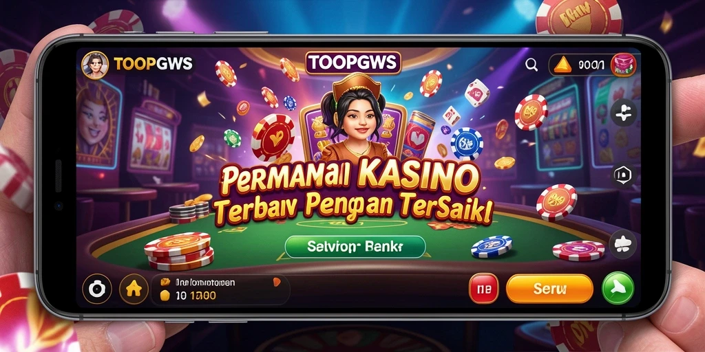 Tangkapan layar TOOPGWS menampilkan gameplay Kasino yang mendebarkan.