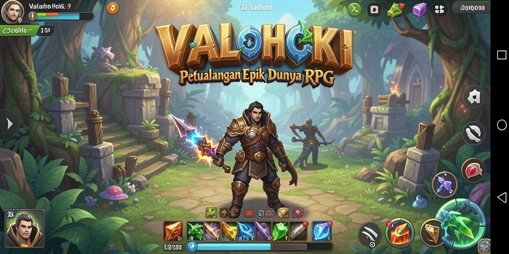 Gameplay VALOHOKI menampilkan pertempuran yang seru dan karakter yang menawan.