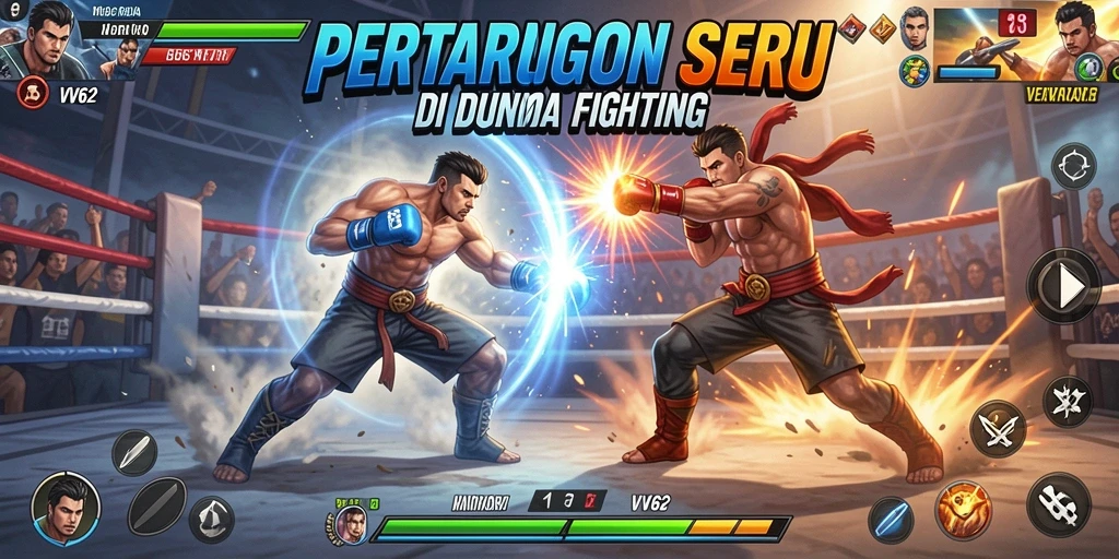 Tampilan gameplay VV62 yang penuh aksi dan seru.